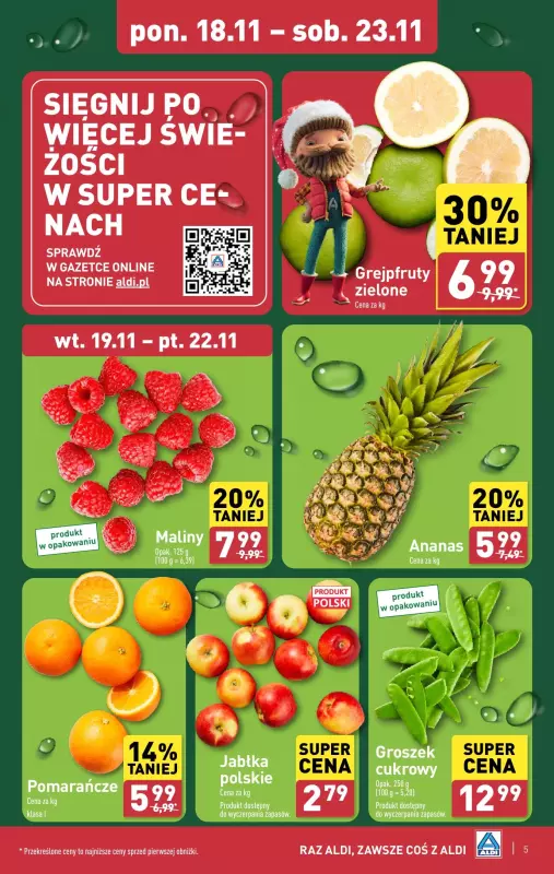 Aldi - gazetka promocyjna Pełny katalog! od poniedziałku 18.11 do soboty 23.11 - strona 5