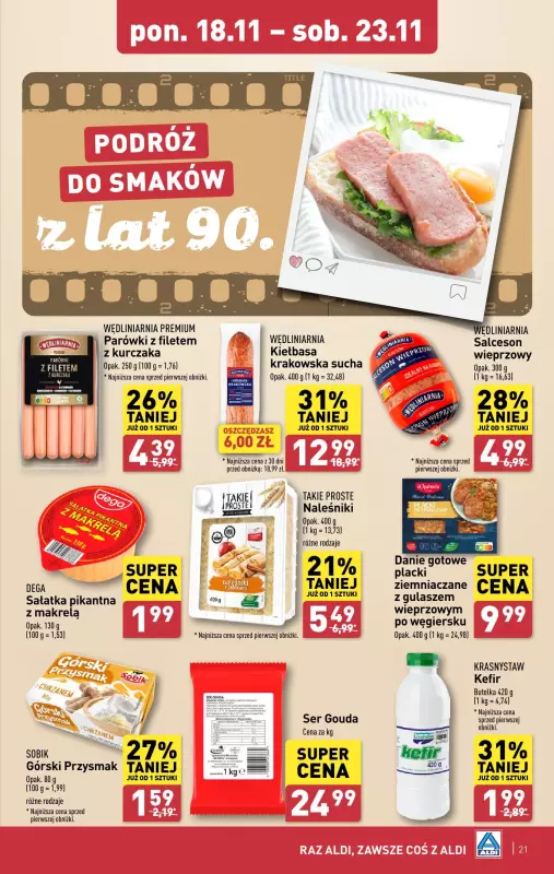 Aldi - gazetka promocyjna Pełny katalog! od poniedziałku 18.11 do soboty 23.11 - strona 21