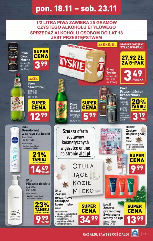 Aldi - gazetka promocyjna Pełny katalog! od poniedziałku 18.11 do soboty 23.11 - strona 17