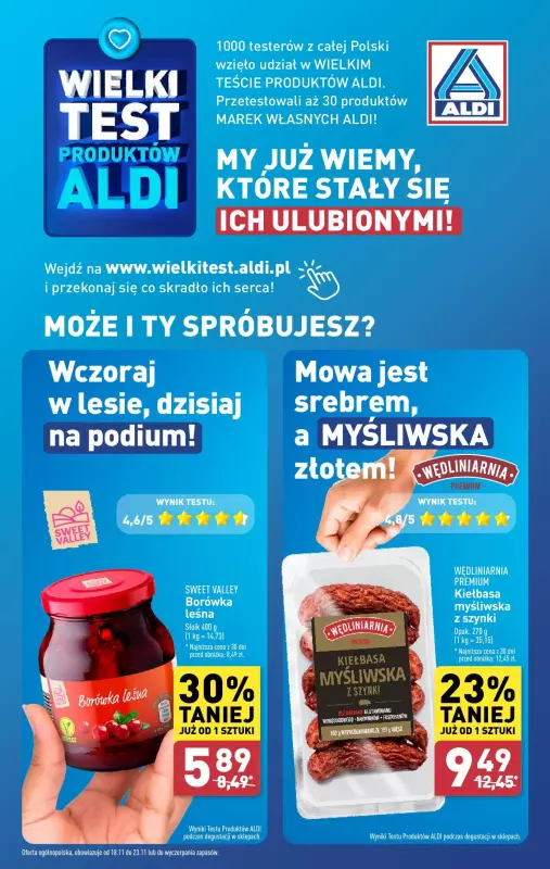 Aldi - gazetka promocyjna Pełny katalog! od poniedziałku 18.11 do soboty 23.11 - strona 10