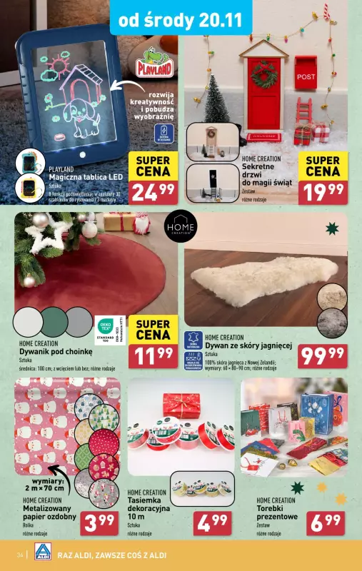 Aldi - gazetka promocyjna Pełny katalog! od poniedziałku 18.11 do soboty 23.11 - strona 34