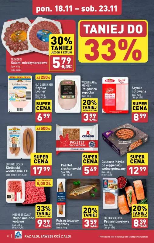 Aldi - gazetka promocyjna Pełny katalog! od poniedziałku 18.11 do soboty 23.11 - strona 8