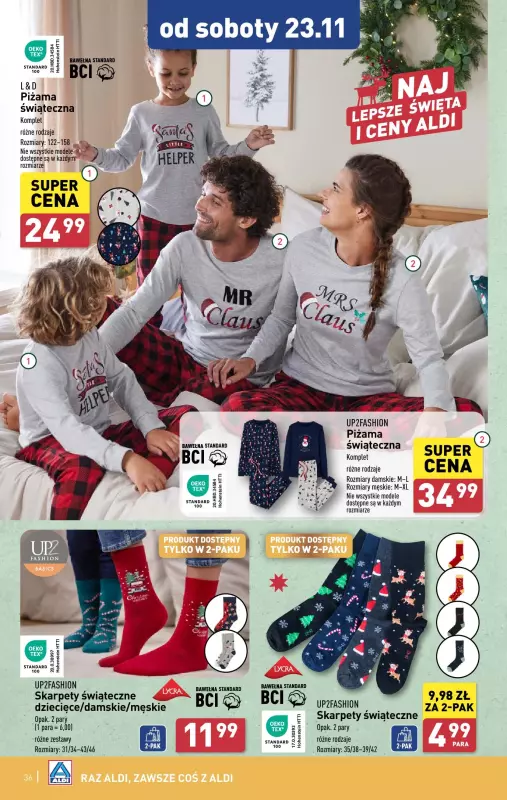 Aldi - gazetka promocyjna Pełny katalog! od poniedziałku 18.11 do soboty 23.11 - strona 36