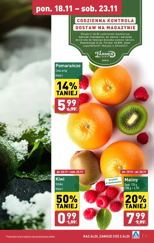 Aldi - gazetka promocyjna Pełny katalog! od poniedziałku 18.11 do soboty 23.11 - strona 7