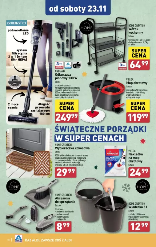 Aldi - gazetka promocyjna Pełny katalog! od poniedziałku 18.11 do soboty 23.11 - strona 38