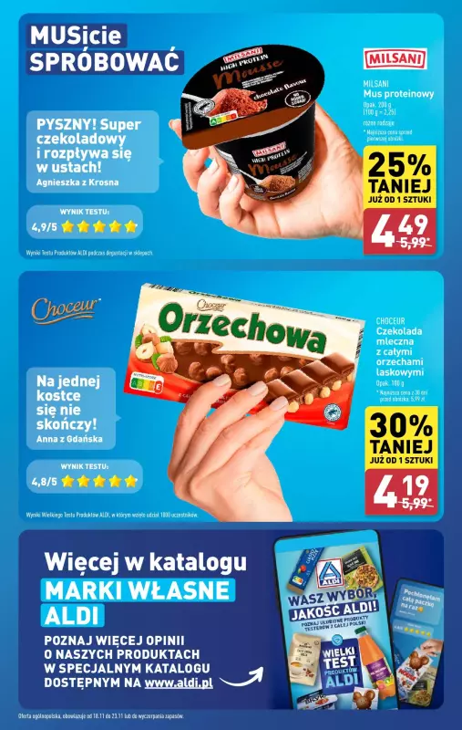 Aldi - gazetka promocyjna Pełny katalog! od poniedziałku 18.11 do soboty 23.11 - strona 11