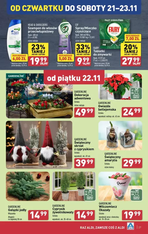 Aldi - gazetka promocyjna Pełny katalog! od poniedziałku 18.11 do soboty 23.11 - strona 27