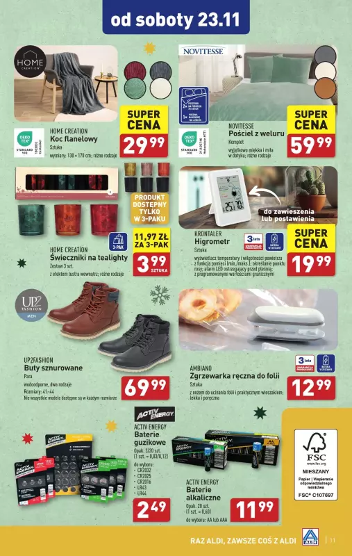 Aldi - gazetka promocyjna Aldi ma to coś! od środy 20.11 do soboty 23.11 - strona 11