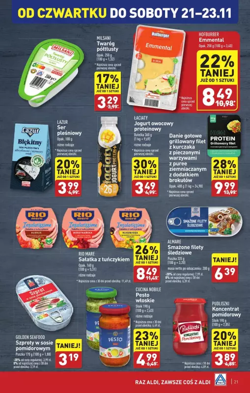 Aldi - gazetka promocyjna Sokołów Podlaski: WIELKIE OTWARCIE już w środę: 20.11! od środy 20.11 do soboty 23.11 - strona 21