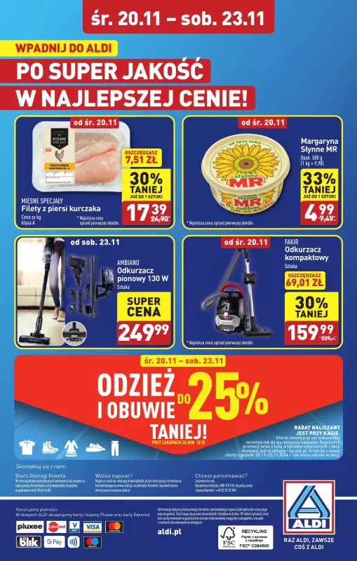 Aldi - gazetka promocyjna Sokołów Podlaski: WIELKIE OTWARCIE już w środę: 20.11! od środy 20.11 do soboty 23.11 - strona 32