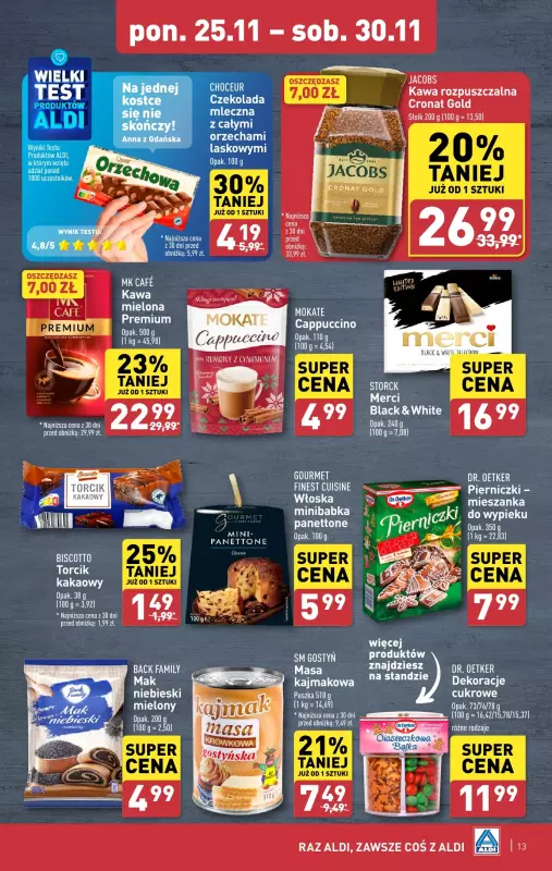 Aldi - gazetka promocyjna Pełny katalog! od poniedziałku 25.11 do soboty 30.11 - strona 13