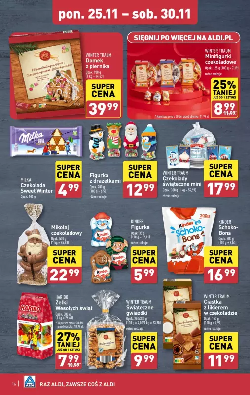 Aldi - gazetka promocyjna Pełny katalog! od poniedziałku 25.11 do soboty 30.11 - strona 16