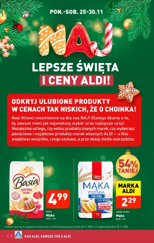 Aldi - gazetka promocyjna Pełny katalog! od poniedziałku 25.11 do soboty 30.11 - strona 8