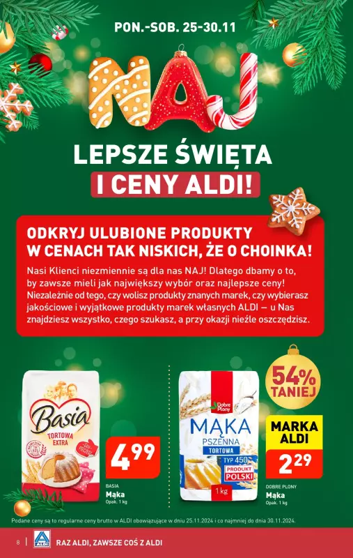 Aldi - gazetka promocyjna Pełny katalog! od poniedziałku 25.11 do soboty 30.11 - strona 8