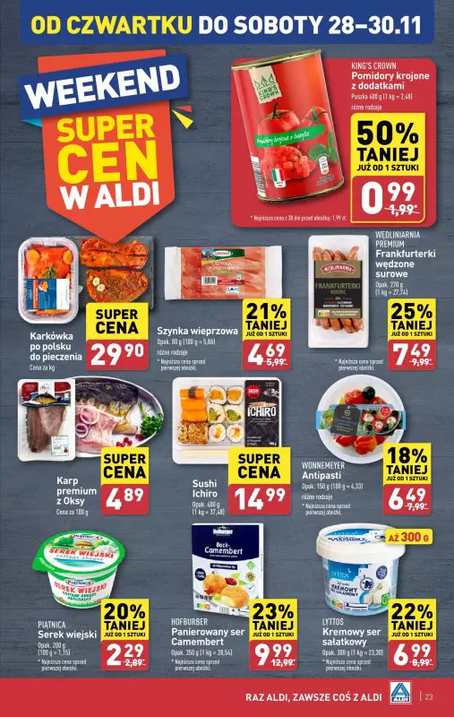 Aldi - gazetka promocyjna Pełny katalog! od poniedziałku 25.11 do soboty 30.11 - strona 23