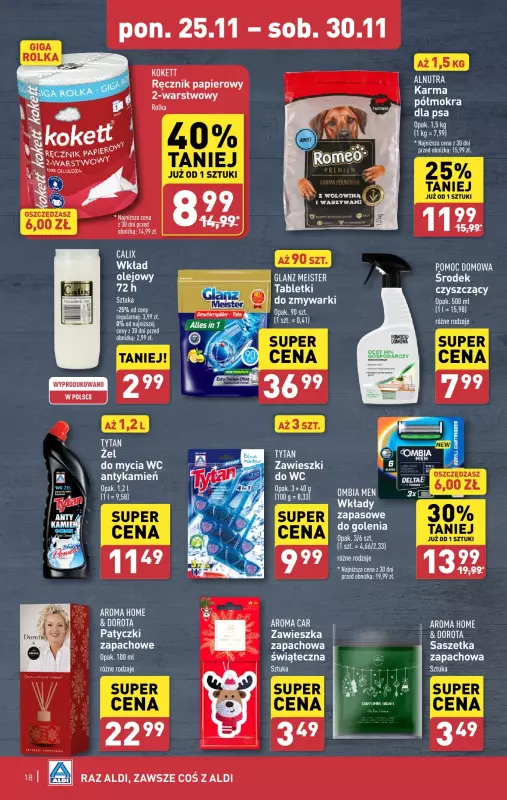 Aldi - gazetka promocyjna Pełny katalog! od poniedziałku 25.11 do soboty 30.11 - strona 18