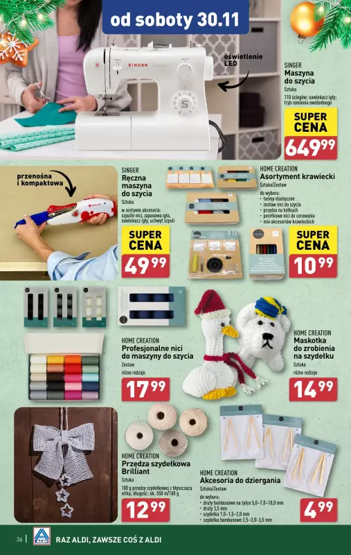 Aldi - gazetka promocyjna Pełny katalog! od poniedziałku 25.11 do soboty 30.11 - strona 36