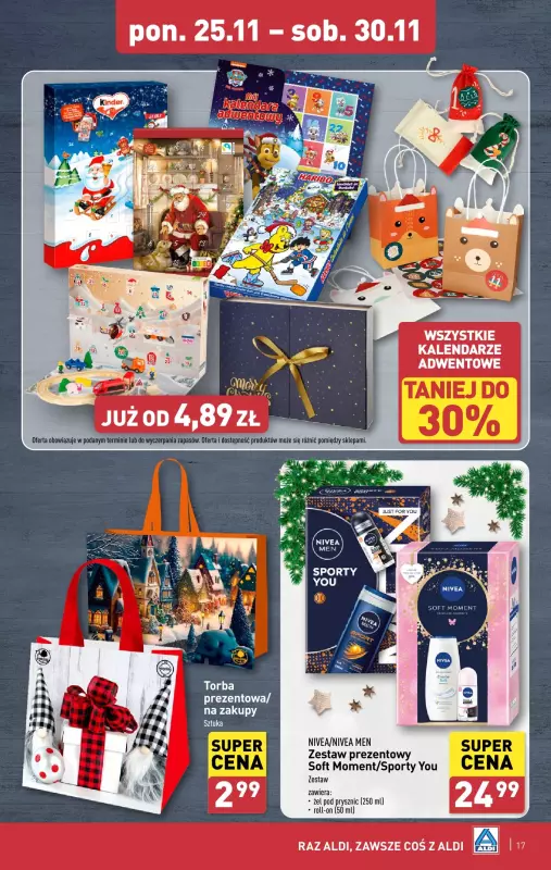 Aldi - gazetka promocyjna Pełny katalog! od poniedziałku 25.11 do soboty 30.11 - strona 17