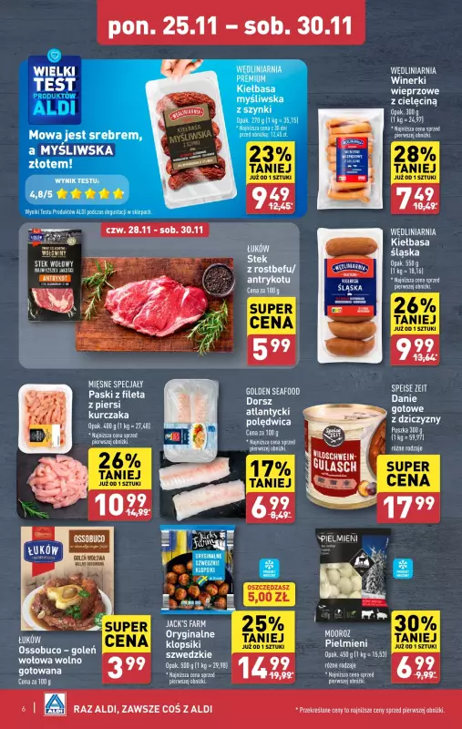 Aldi - gazetka promocyjna Pełny katalog! od poniedziałku 25.11 do soboty 30.11 - strona 6