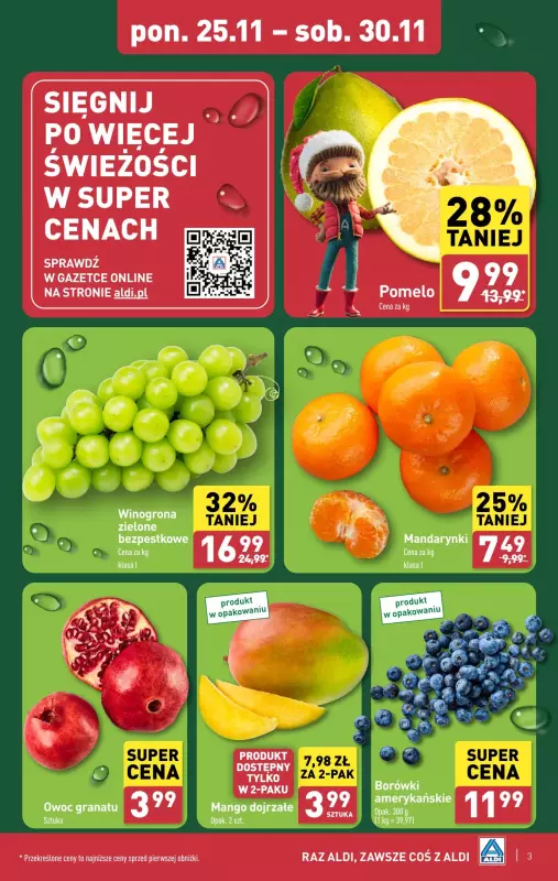 Aldi - gazetka promocyjna Pełny katalog! od poniedziałku 25.11 do soboty 30.11 - strona 3