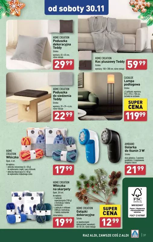 Aldi - gazetka promocyjna Pełny katalog! od poniedziałku 25.11 do soboty 30.11 - strona 37