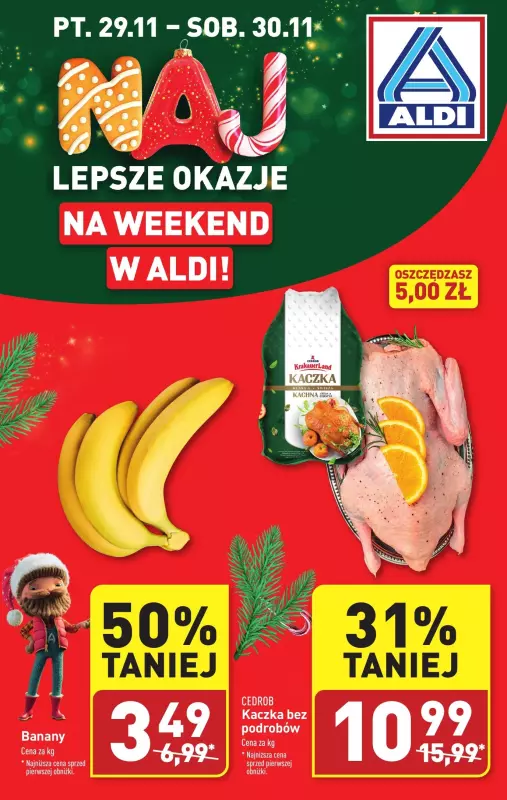 Aldi - gazetka promocyjna Najlepsze okazje na weekend! od piątku 29.11 do soboty 30.11