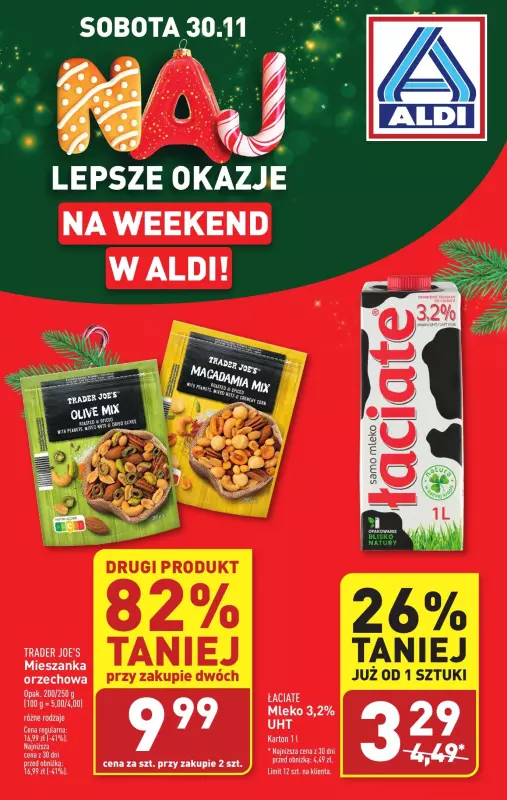 Aldi - gazetka promocyjna Najlepsze okazje na weekend! od soboty 30.11 do soboty 30.11