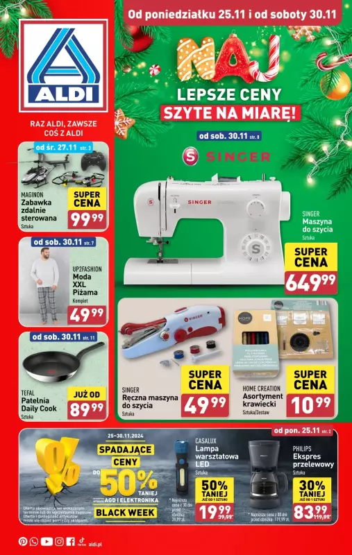 Aldi - gazetka promocyjna Aldi ma to coś! od poniedziałku 25.11 do soboty 30.11