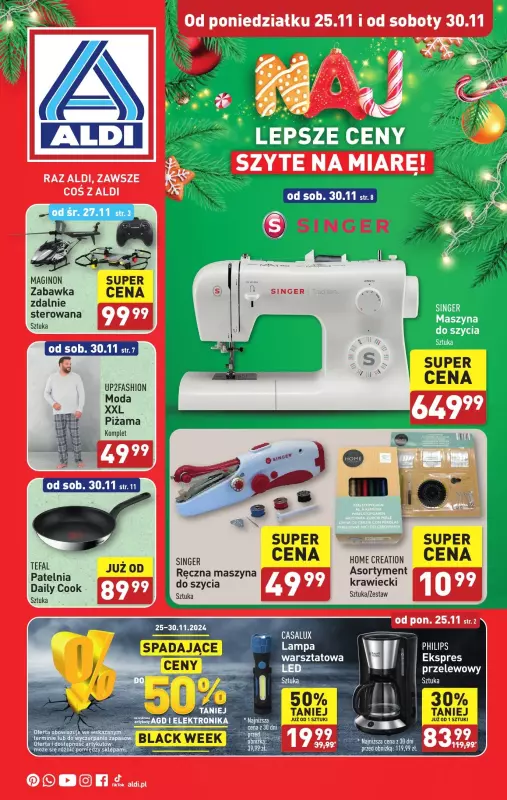 Aldi - gazetka promocyjna Aldi ma to coś! od poniedziałku 25.11 do soboty 30.11