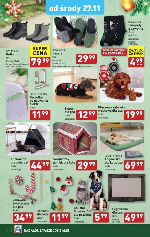 Aldi - gazetka promocyjna Aldi ma to coś! od poniedziałku 25.11 do soboty 30.11 - strona 6