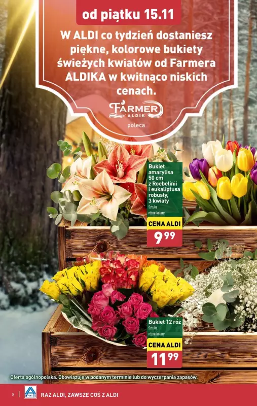 Aldi - gazetka promocyjna Farmer Aldik poleca! od poniedziałku 25.11 do soboty 30.11 - strona 8