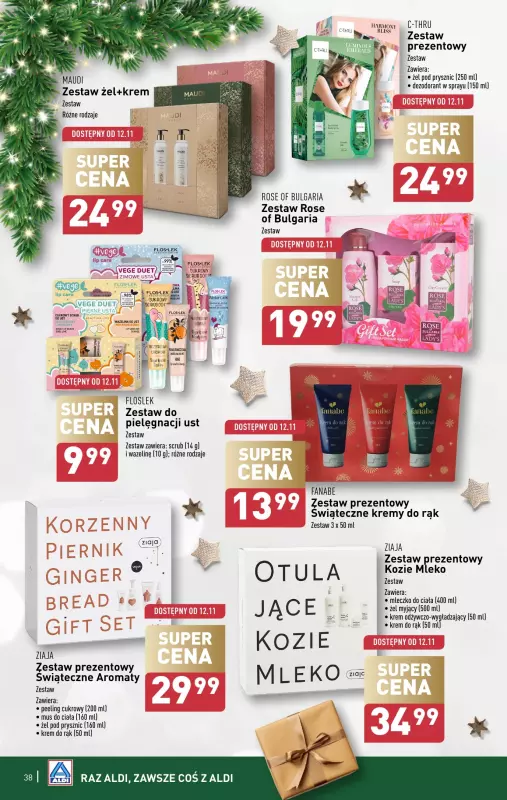 Aldi - gazetka promocyjna Świąteczne prezenty od niedzieli 24.11 do soboty 30.11 - strona 38