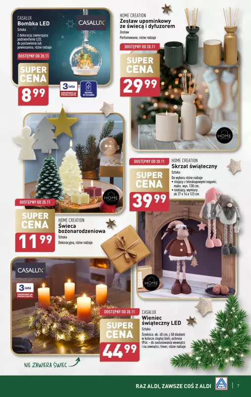 Aldi - gazetka promocyjna Świąteczne prezenty od niedzieli 24.11 do soboty 30.11 - strona 7