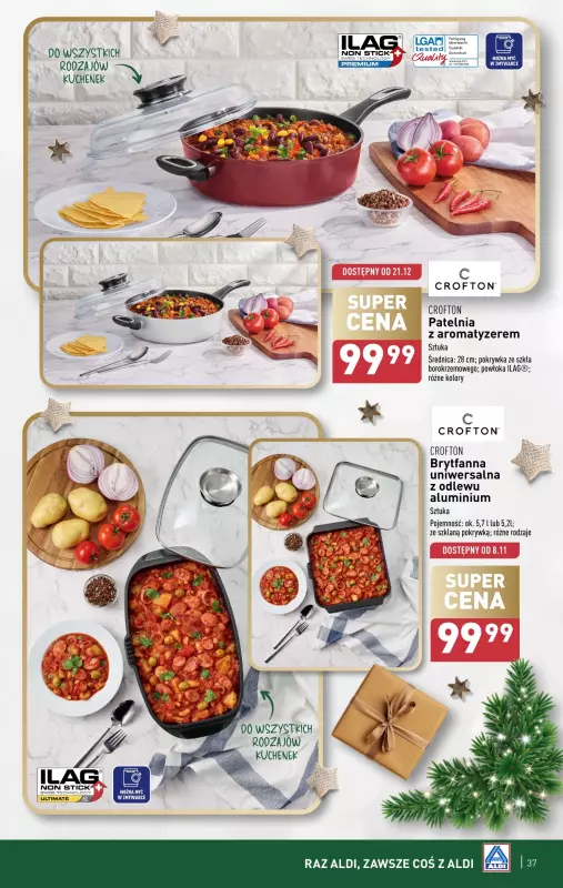 Aldi - gazetka promocyjna Świąteczne prezenty od niedzieli 24.11 do soboty 30.11 - strona 37