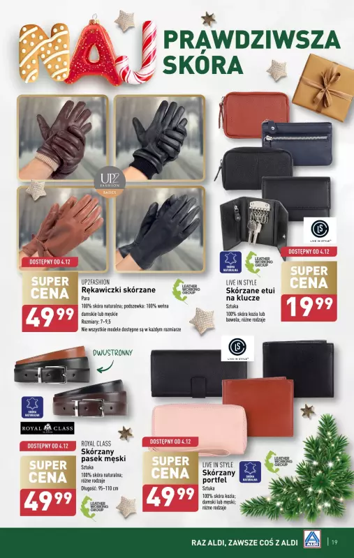 Aldi - gazetka promocyjna Świąteczne prezenty od niedzieli 24.11 do soboty 30.11 - strona 19