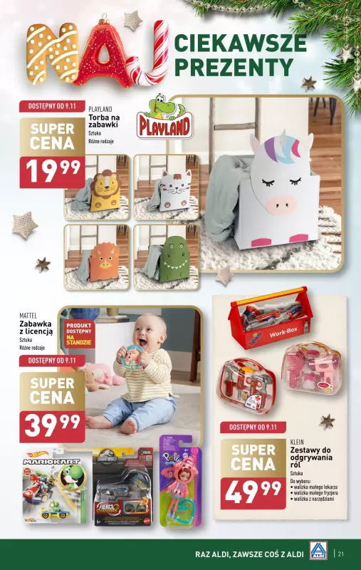 Aldi - gazetka promocyjna Najlepsze zabawki! od niedzieli 24.11 do soboty 30.11 - strona 21