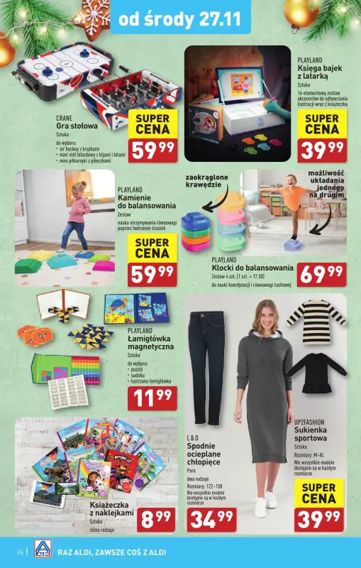 Aldi - gazetka promocyjna KOWALE: WIELKIE OTWARCIE już w środę : 27.11! od środy 27.11 do soboty 30.11 - strona 26