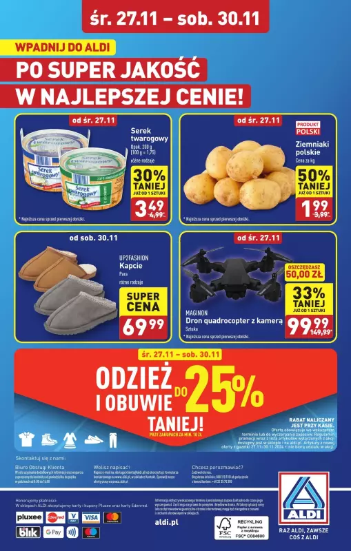 Aldi - gazetka promocyjna KOWALE: WIELKIE OTWARCIE już w środę : 27.11! od środy 27.11 do soboty 30.11 - strona 32