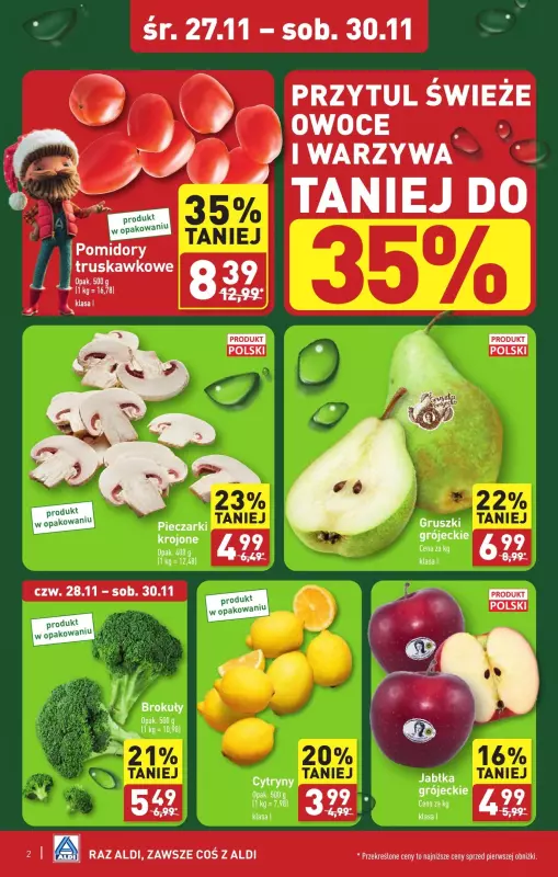 Aldi - gazetka promocyjna KOWALE: WIELKIE OTWARCIE już w środę : 27.11! od środy 27.11 do soboty 30.11 - strona 2