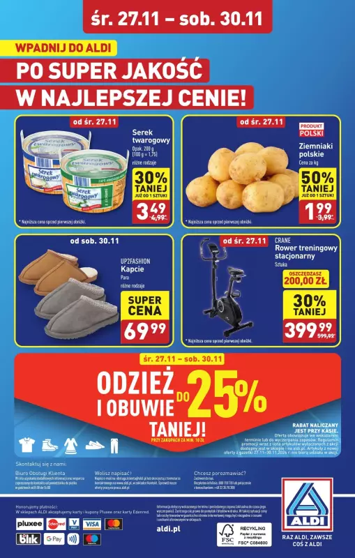 Aldi - gazetka promocyjna KONIN: WIELKIE OTWARCIE już w środę : 27.11! od środy 27.11 do soboty 30.11 - strona 32