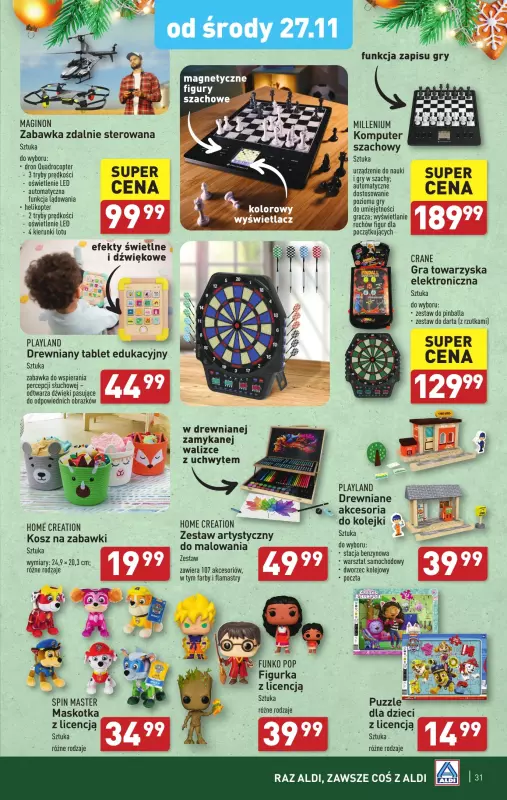 Aldi - gazetka promocyjna Pełny katalog! od poniedziałku 25.11 do soboty 30.11 - strona 31