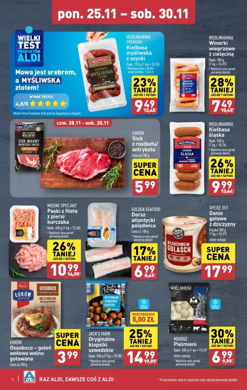 Aldi - gazetka promocyjna Pełny katalog! od poniedziałku 25.11 do soboty 30.11 - strona 6