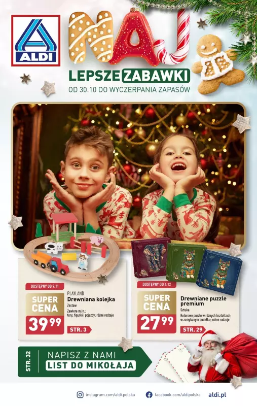 Aldi - gazetka promocyjna Najlepsze zabawki! od niedzieli 24.11 do soboty 30.11