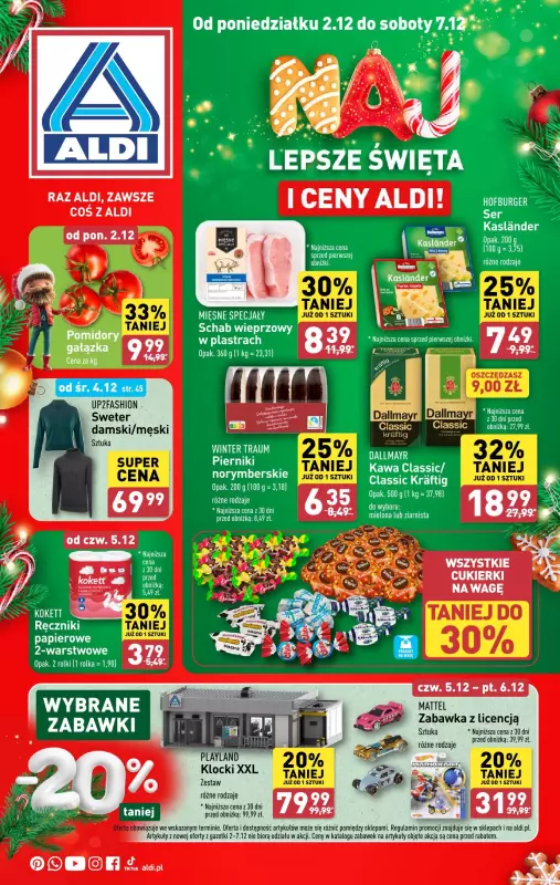 Aldi - gazetka promocyjna Pełny katalog! od poniedziałku 02.12 do soboty 07.12