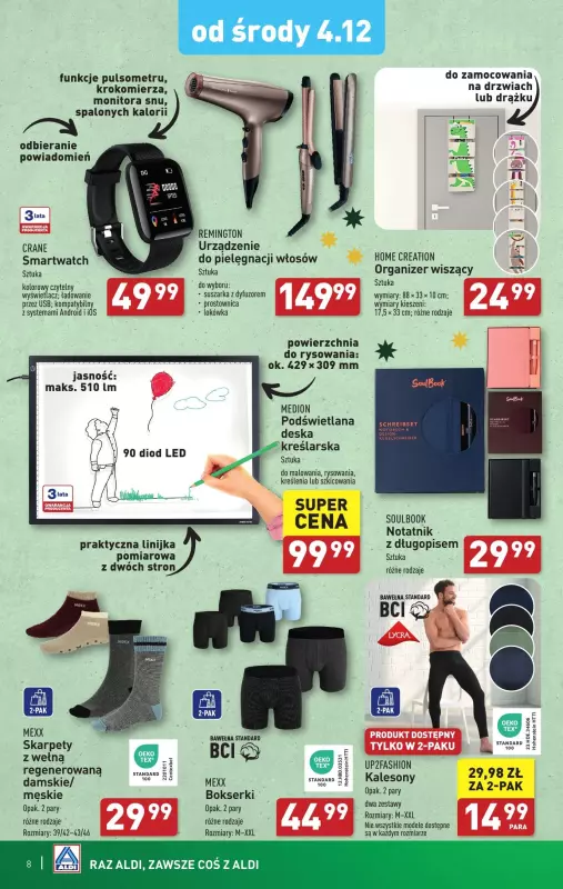 Aldi - gazetka promocyjna Aldi ma to coś! od środy 04.12 do soboty 07.12 - strona 8