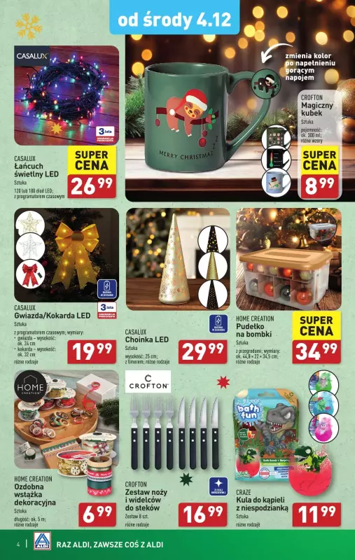 Aldi - gazetka promocyjna Aldi ma to coś! od środy 04.12 do soboty 07.12 - strona 4