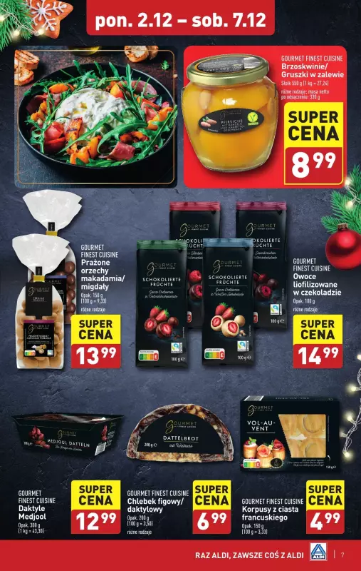 Aldi - gazetka promocyjna Produkty Gourmet od poniedziałku 02.12 do soboty 07.12 - strona 7