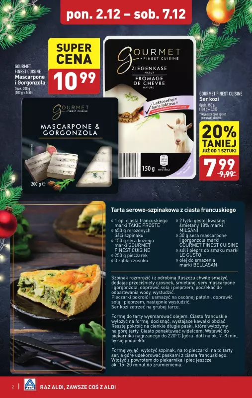 Aldi - gazetka promocyjna Produkty Gourmet od poniedziałku 02.12 do soboty 07.12 - strona 2