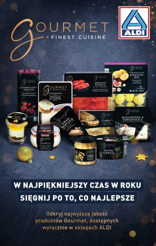 Aldi - gazetka promocyjna Produkty Gourmet od poniedziałku 02.12 do soboty 07.12