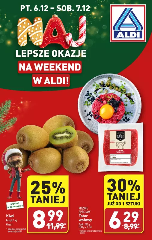 Aldi - gazetka promocyjna Najlepsze okazje na weekend! od piątku 06.12 do soboty 07.12